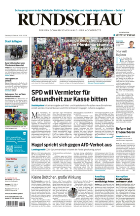 Cover of Rundschau fur den Schwabischen Wald – Der Kocherbote