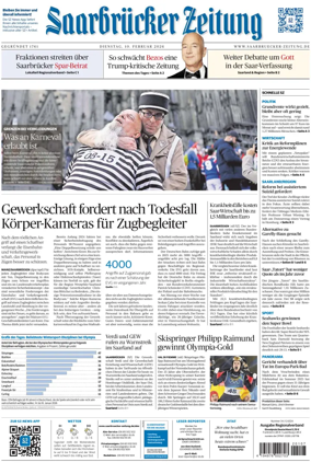 Cover of Saarbruecker Zeitung