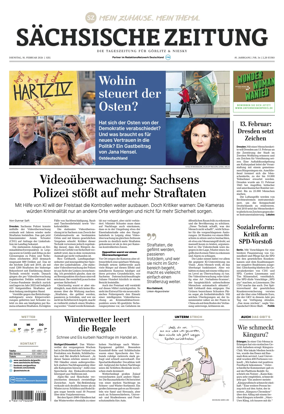 Cover of Sachsische Zeitung (Gorlitz & Niesky)