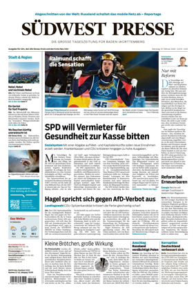 Cover of Sudwest Presse