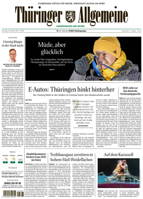 Cover of Thuringer Allgemeine (Artern)