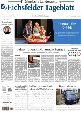 Cover of Thuringische Landeszeitung (Eichsfeld)