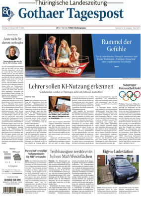Cover of Thuringische Landeszeitung (Gotha)