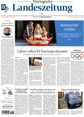 Cover of Thuringische Landeszeitung (Jena)
