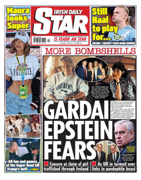 Cover of Irish Daily Star