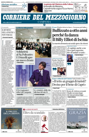 Cover of Corriere del Mezzogiorno (Campania)