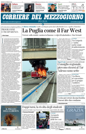 Cover of Corriere del Mezzogiorno (Puglia)