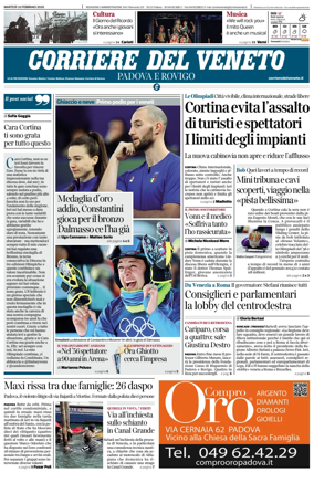 Cover of Corriere del Veneto (Padova e Rovigo)