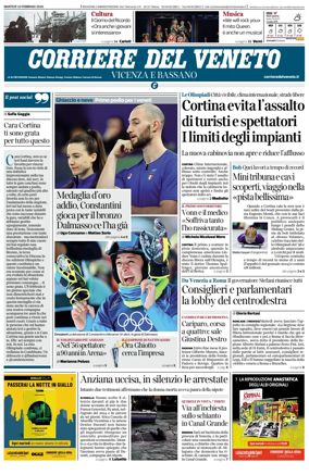 Cover of Corriere del Veneto (Vicenza e Bassano)