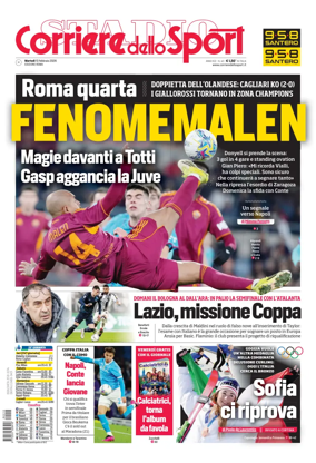 Cover of Corriere dello Sport (Lazio)