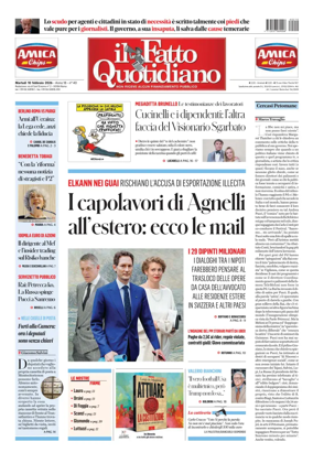 Cover of Il Fatto Quotidiano