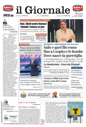 Cover of Il Giornale (Italy)