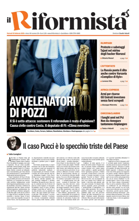 Cover of Il Riformista (Italy)