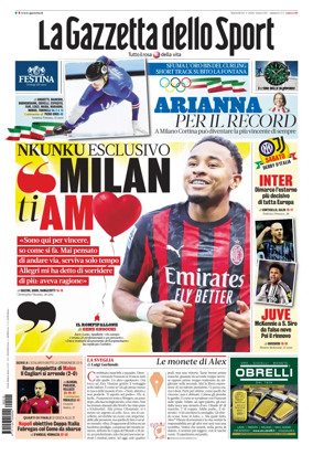 Cover of La Gazzetta dello Sport - Roma