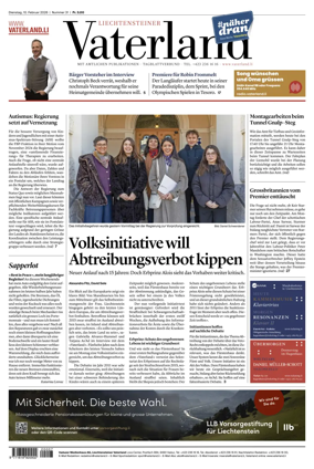 Cover of Liechtensteiner Vaterland