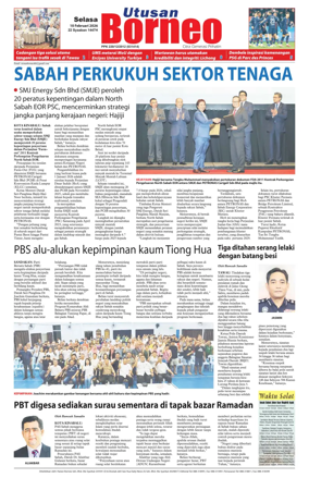 Cover of Utusan Borneo (Sabah)