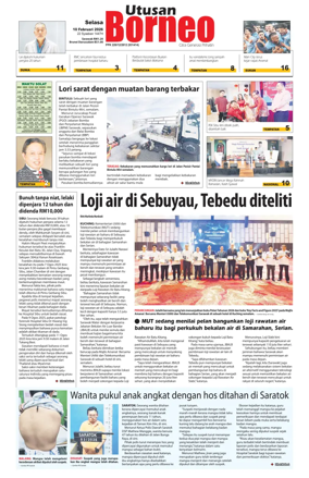 Cover of Utusan Borneo (Sarawak)