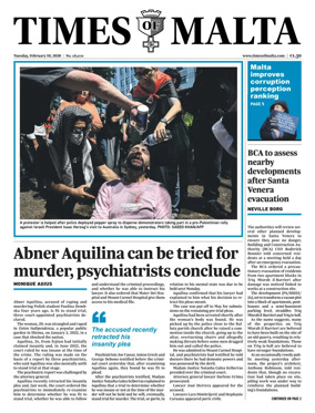 Cover of Times of Malta