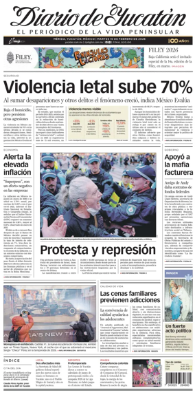 Cover of Diario de Yucatan