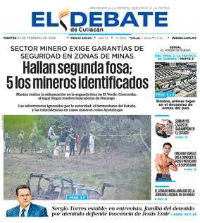 Cover of El Debate de Culiacan