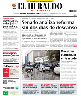 Cover of El Heraldo de Chihuahua