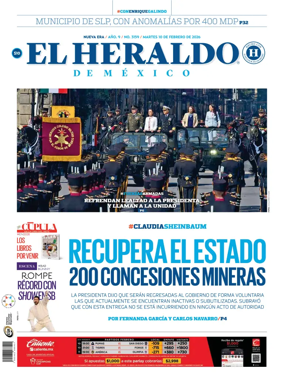 Cover of El Heraldo de Mexico