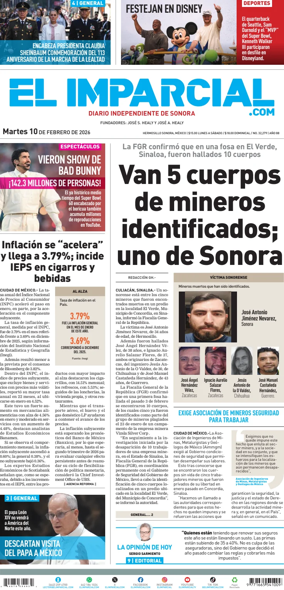 Cover of El Imparcial
