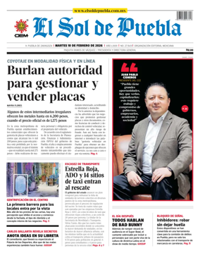 Cover of El Sol de Puebla