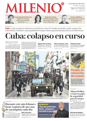 Cover of Milenio Edo de Mexico