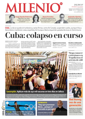 Cover of Milenio Jalisco