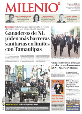 Cover of Milenio Tamaulipas