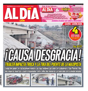 Cover of Periodico Al Dia (Leon)