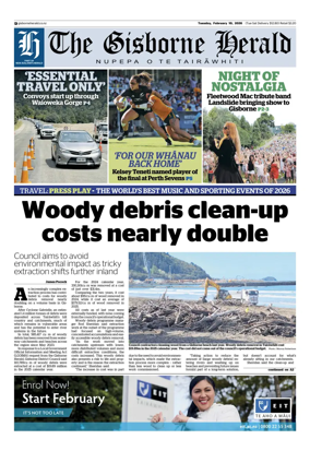 Cover of The Gisborne Herald