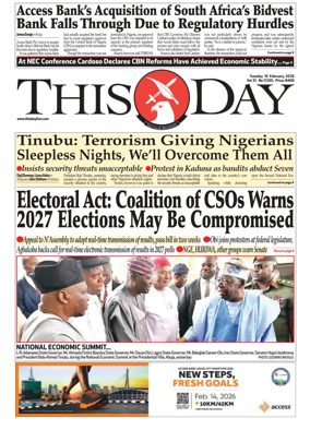 Cover of THISDAY