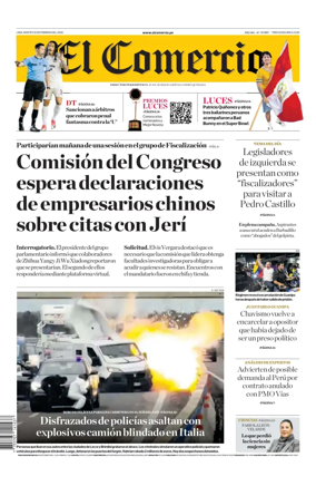 Cover of Diario El Comercio