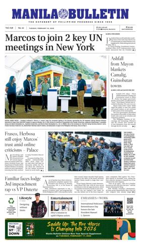 Cover of Manila Bulletin