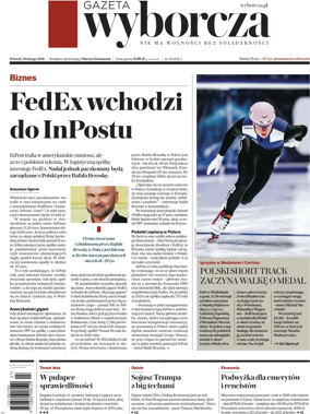 Cover of Gazeta Wyborcza Stoleczna