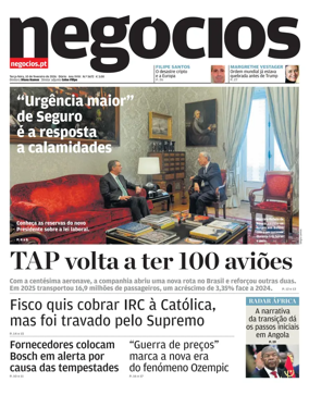 Cover of Jornal de Negocios