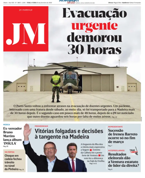 Cover of Jornal Madeira