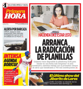 Cover of Primera Hora