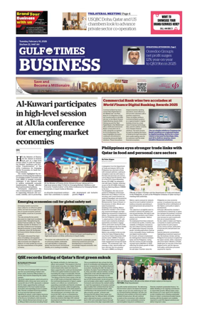 Cover of Gulf Times Business