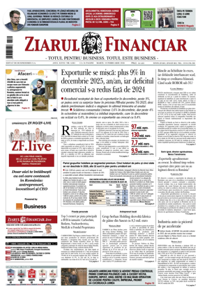 Cover of Ziarul Financiar