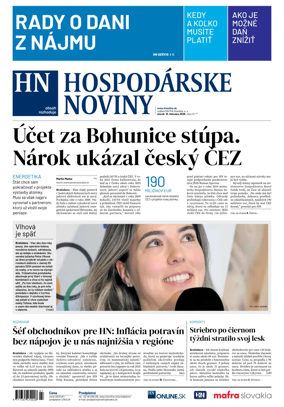 Cover of Hospodarske noviny