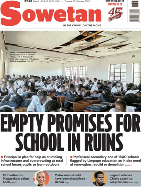 Cover of Sowetan