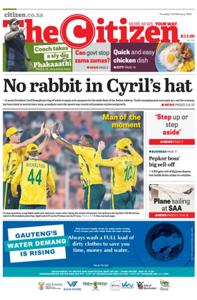 Cover of The Citizen (KZN)