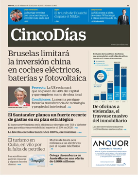 Cover of Cinco Dias