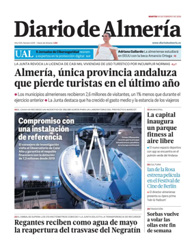 Cover of Diario de Almeria