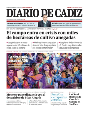 Cover of Diario de Cadiz