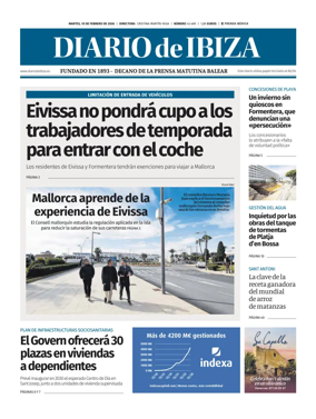 Cover of Diario de Ibiza
