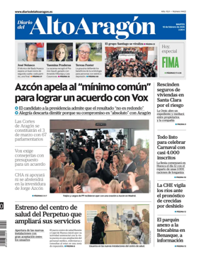 Cover of Diario del Alto Aragon